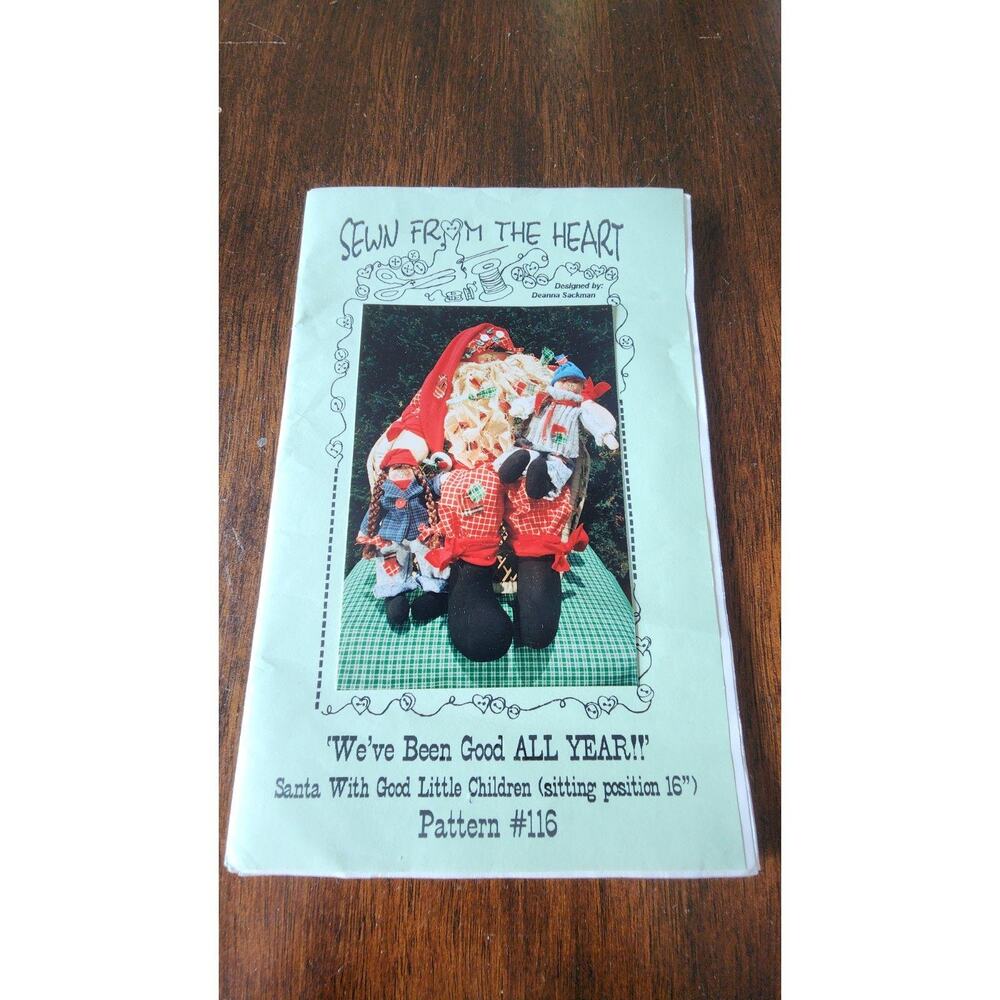 Santa and Children Craft Pattern #116 Uncut (16" Sitting Height)